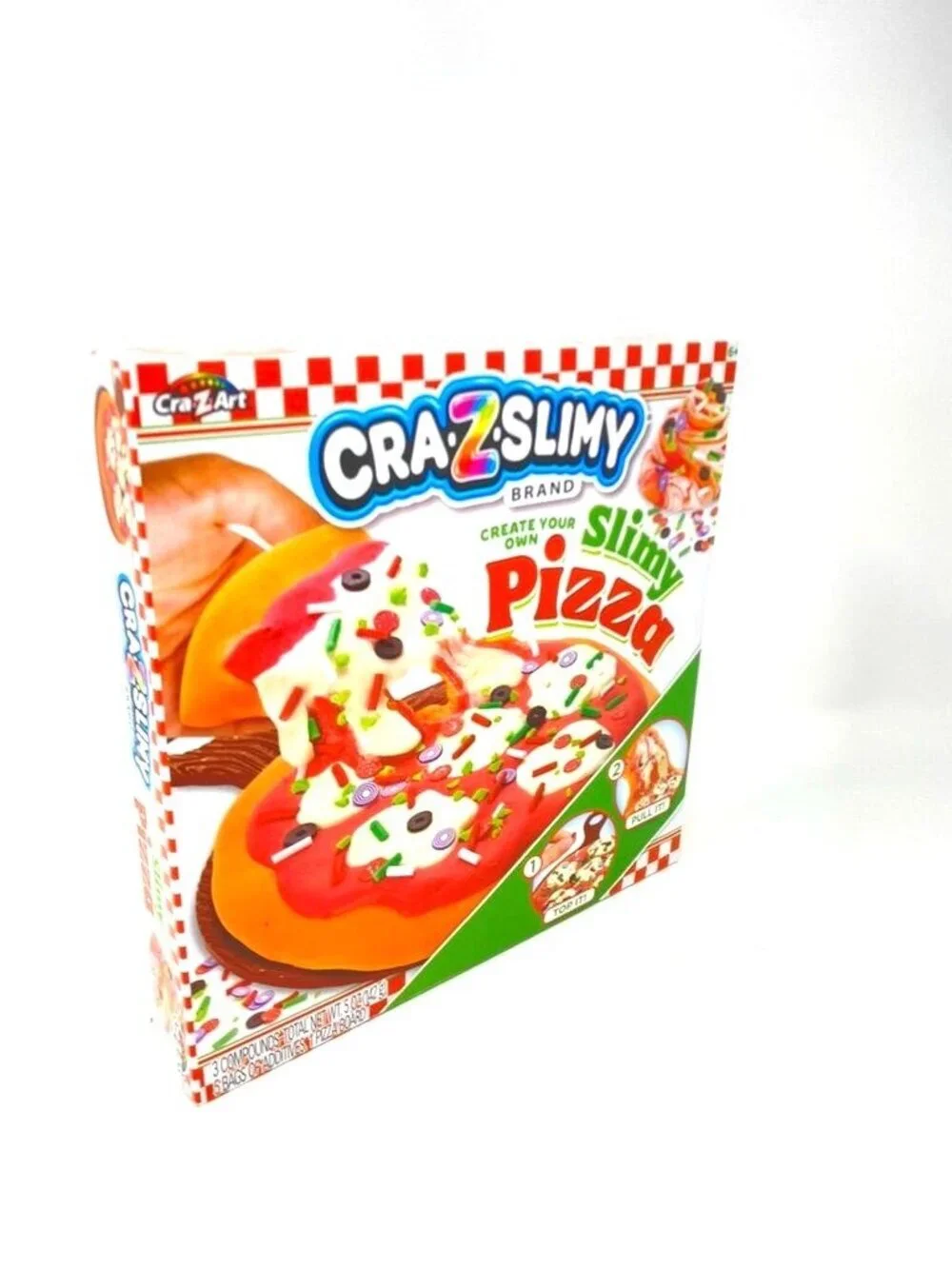Cra-Z-Slimy Pizza Slimes And Putties Creativity Play Create Pizza Toppings